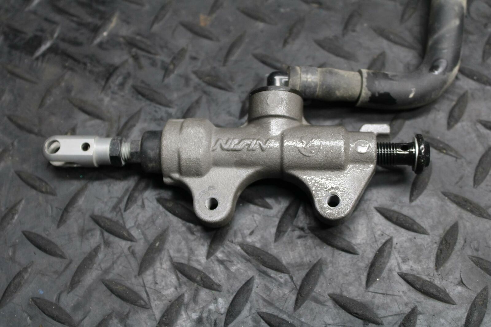 09-14 YAMAHA YZF R1 REAR BACK BRAKE MASTER CYLINDER W RESERVOIR BB196