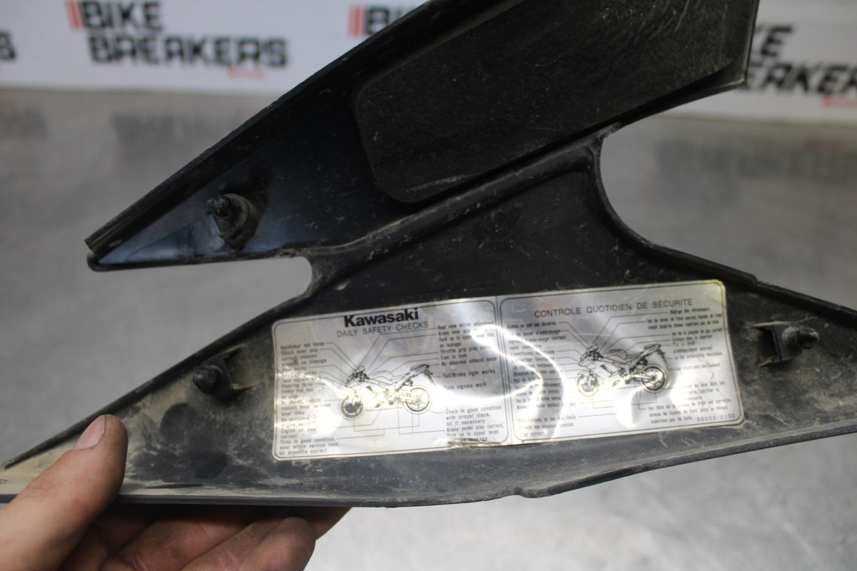 07-08 KAWASAKI NINJA ZX6R LEFT GAS TANK FUEL CELL PANEL COVER TRIM COWL  BB896