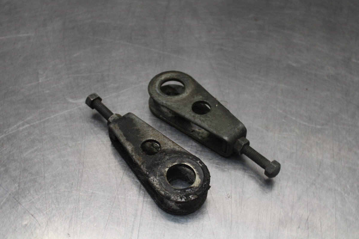 78-79 SUZUKI GS1000 SWINGARM CHAIN TENSIONER ADJUSTMENT BRACKETS  BB787