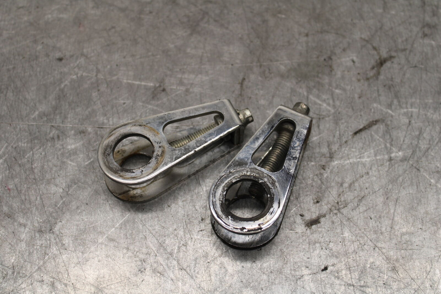 10-13 HONDA SHADOW RS 750 VT750RS SWINGARM CHAIN TENSIONER BRACKETS  BB718