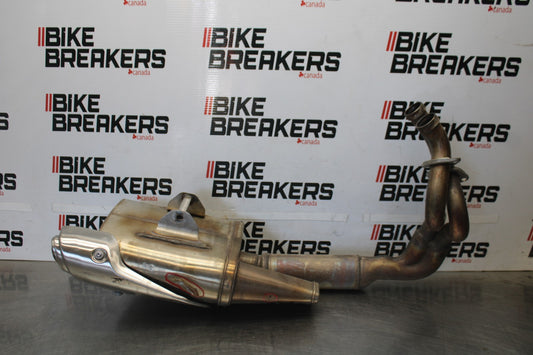 23 KAWASAKI NINJA 650 EX650 FULL EXHAUST SYSTEM HEADERS PIPE MUFFLER BB920