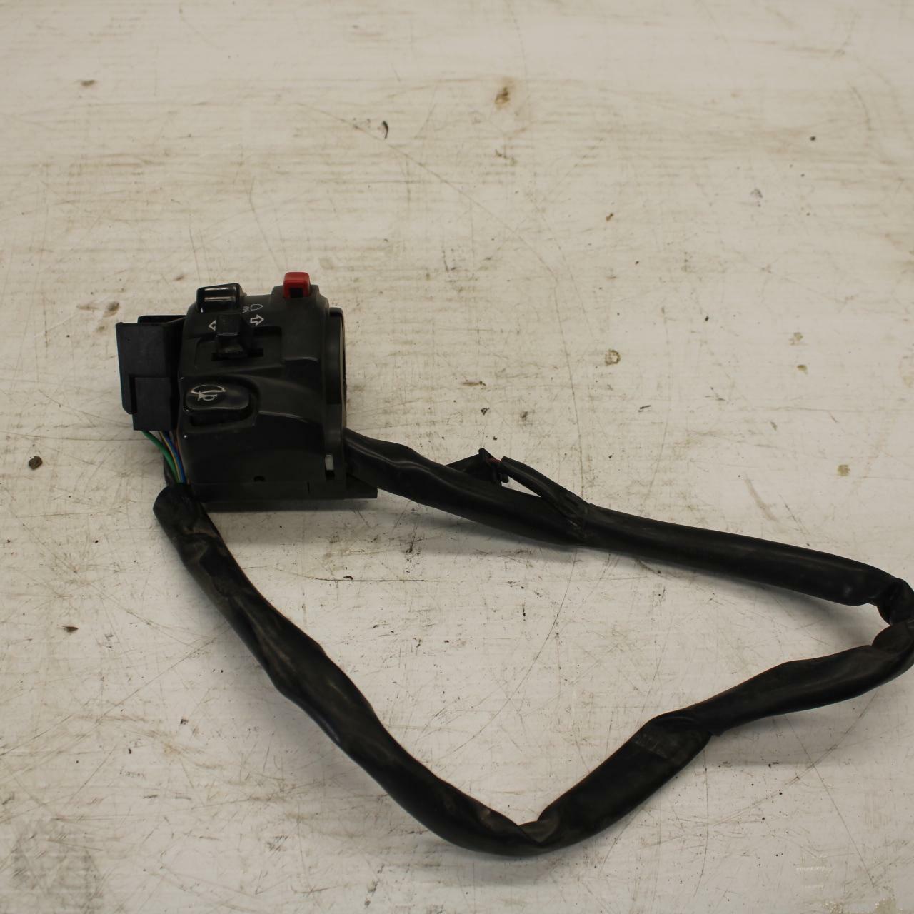 06-07 KAWASAKI NINJA 650R EX650A LEFT CLIP ON HANDLE HORN SIGNALS SWITCH BB271