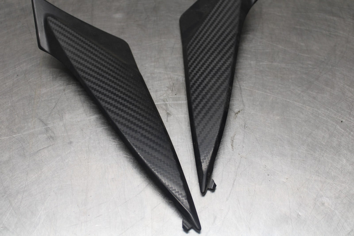 11-24 SUZUKI GSXR750 RIGHT LEFT GAS FUEL TANK PANELS COVERS TRIM SET COWLS BB879