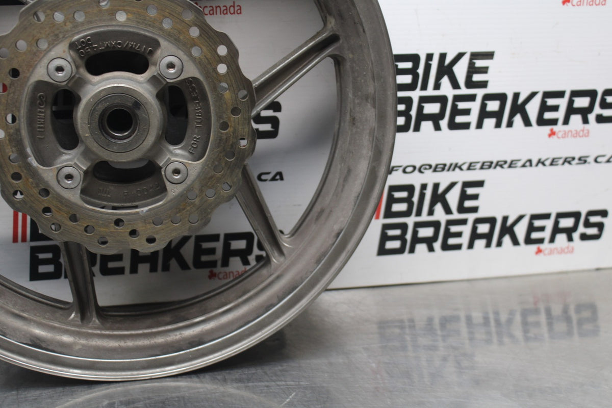 06 KAWASAKI NINJA 650 EX650 REAR WHEEL BACK RIM & ROTOR BB823