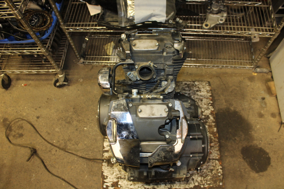 14-15 YAMAHA V STAR 1300 XVS1300CT TOURER ENGINE MOTOR BB722