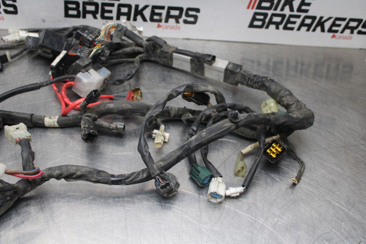 08-16 YAMAHA YZF R6 MAIN ENGINE WIRING HARNESS MOTOR WIRE LOOM BB798