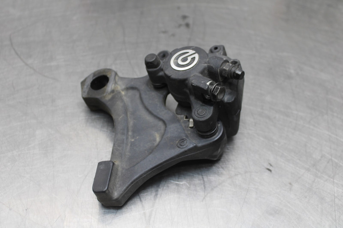 14 TRIUMPH STREET TRIPLE ABS REAR BACK BRAKE CALIPER W MOUNT BRACKET BB808