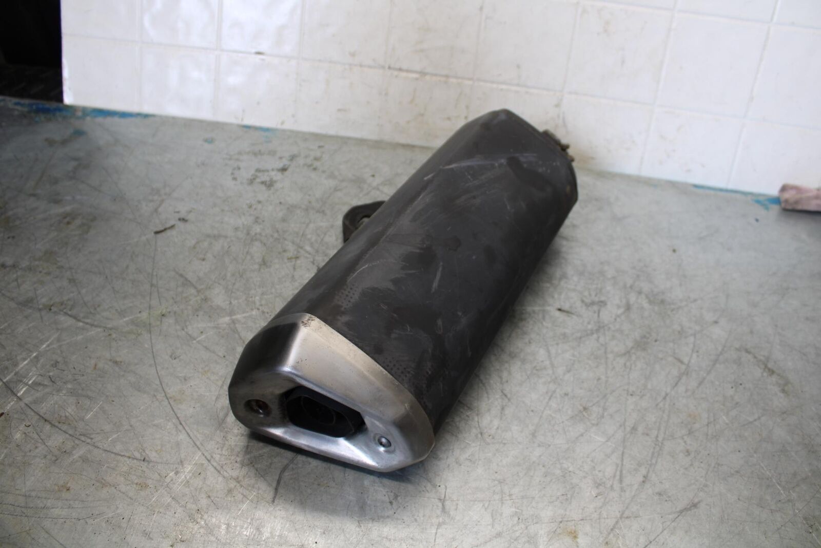 13-17 KAWASAKI NINJA 300 EXHAUST PIPE MUFFLER SLIP ON CAN SILENCER BB429