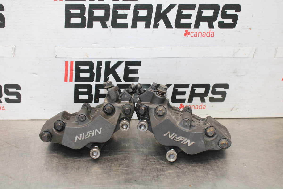 98-05 HONDA SUPER HAWK 1000 VTR1000F RIGHT LEFT FRONT BRAKE CALIPER SET BB924