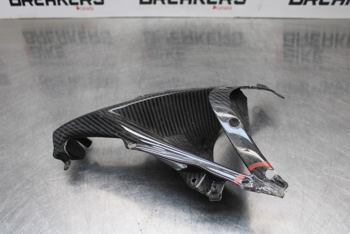 08 KAWASAKI NINJA ZX10R CB - CARBON FIBER FRONT CENTER COWL FAIRING BB201