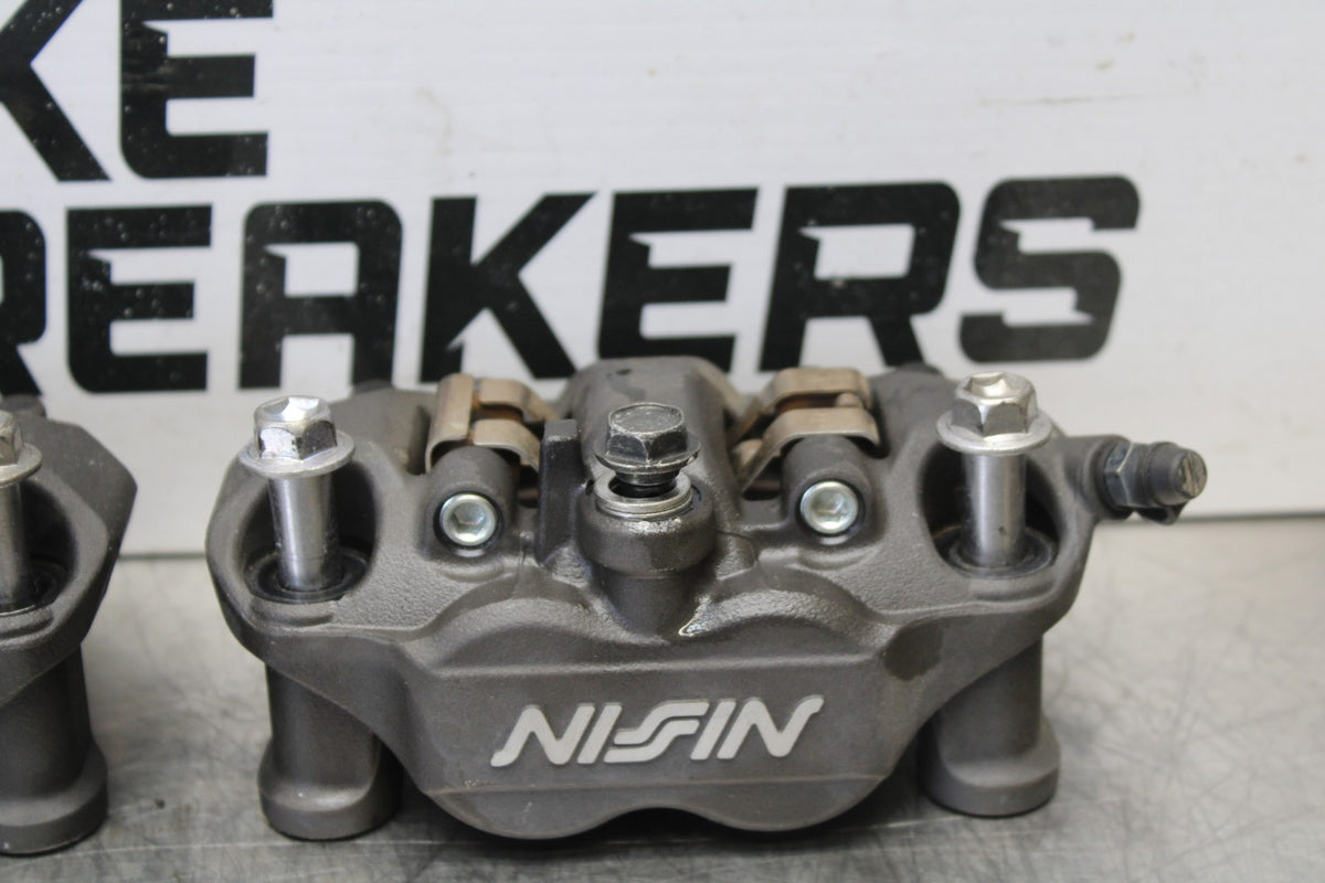 21-23 KAWASAKI NINJA ZX6R RIGHT LEFT FRONT BRAKE CALIPER SET PAIR CALIPERS BB179