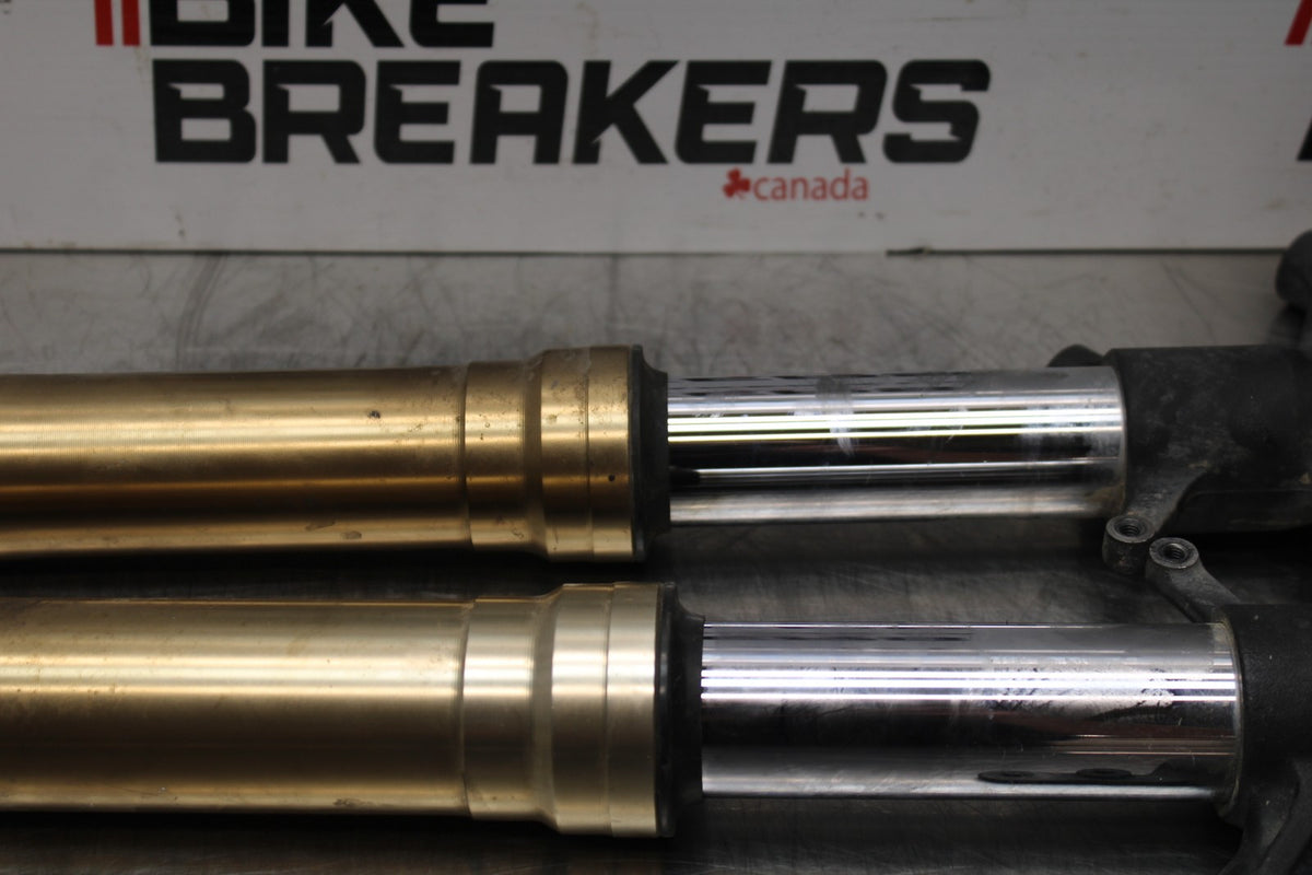 06-07 SUZUKI GSXR 600 FRONT FORKS SHOCK SUSPENSION SET PAIR BB178