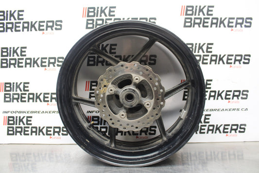 08 KAWASAKI NINJA ZX10R REAR WHEEL BACK RIM & ROTOR BB201