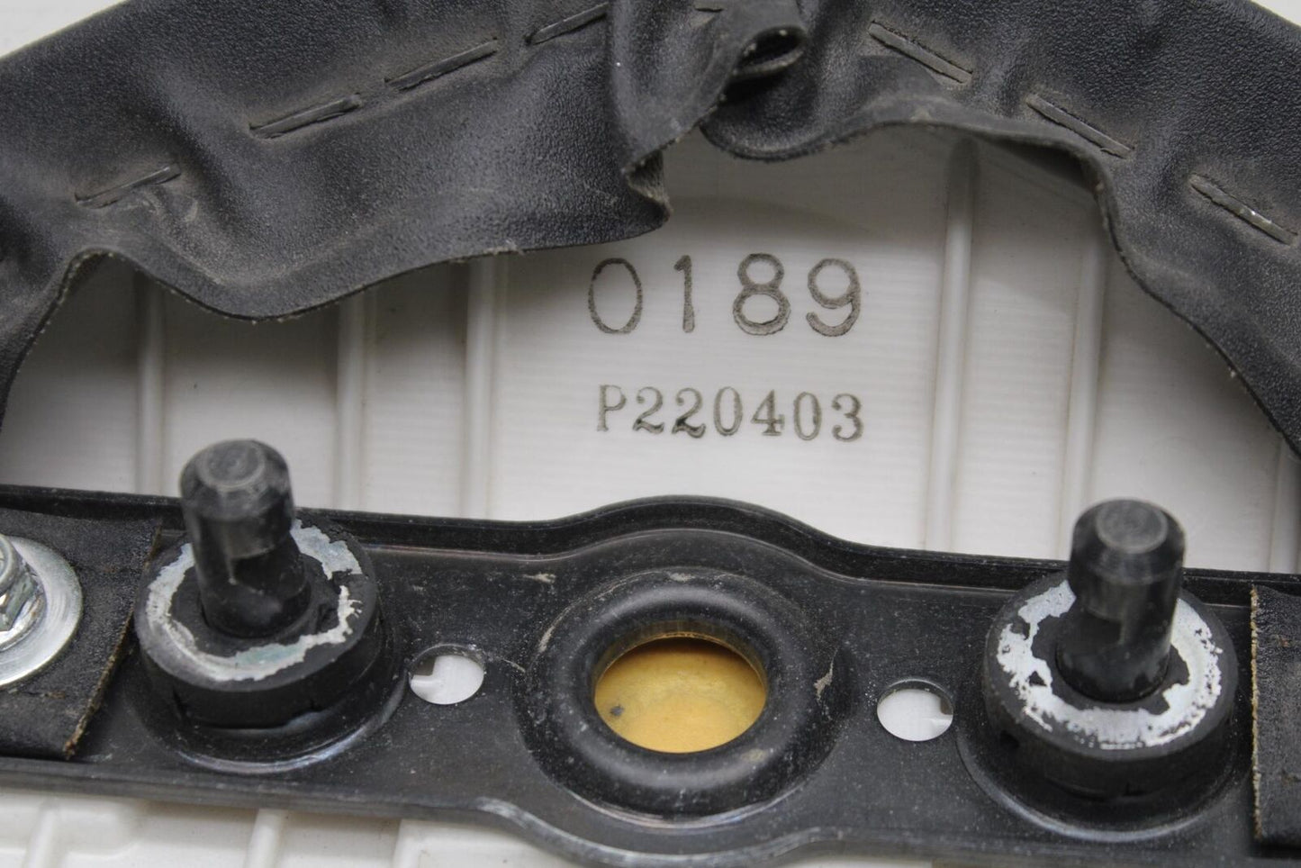 09-12 KAWASAKI NINJA ZX6R REAR BACK PASSENGER TANDEM SEAT SADDLE PILLION BB617