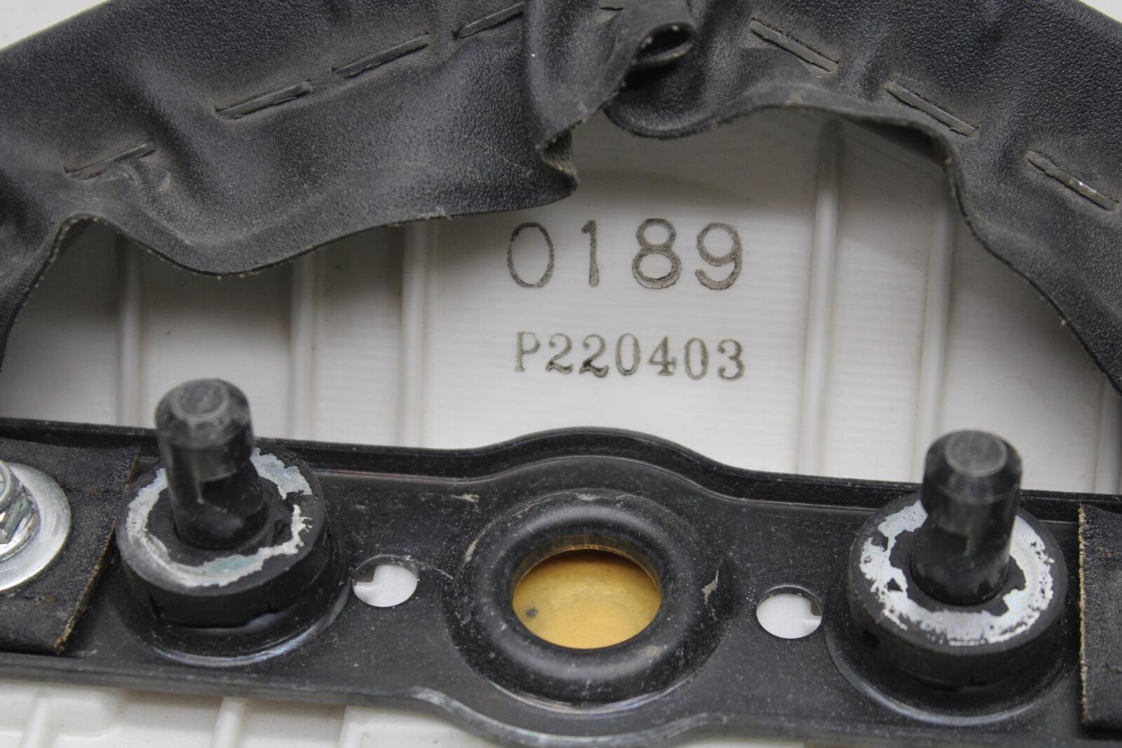 09-12 KAWASAKI NINJA ZX6R REAR BACK PASSENGER TANDEM SEAT SADDLE PILLION BB617