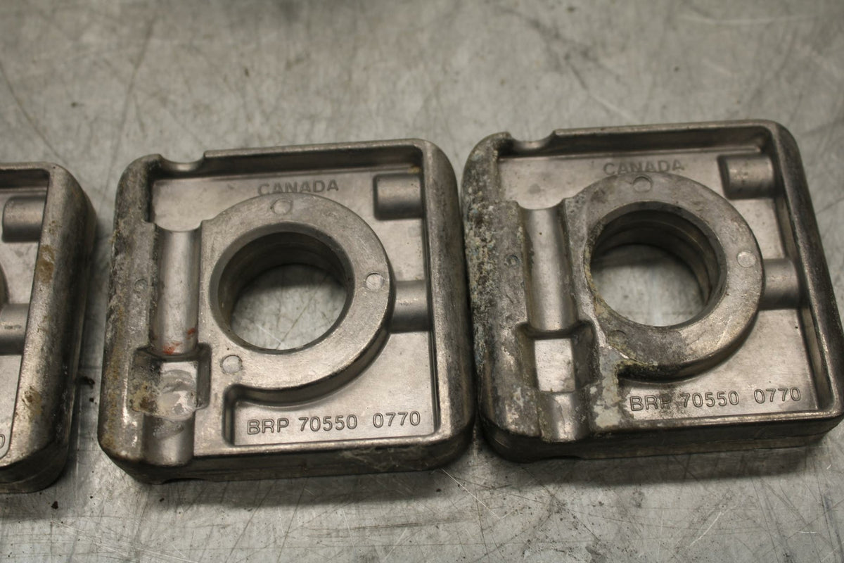 10-12 CAN AM SPYDER RT SWINGARM CHAIN TENSIONER ADJUSTMENT BRACKETS  BB415