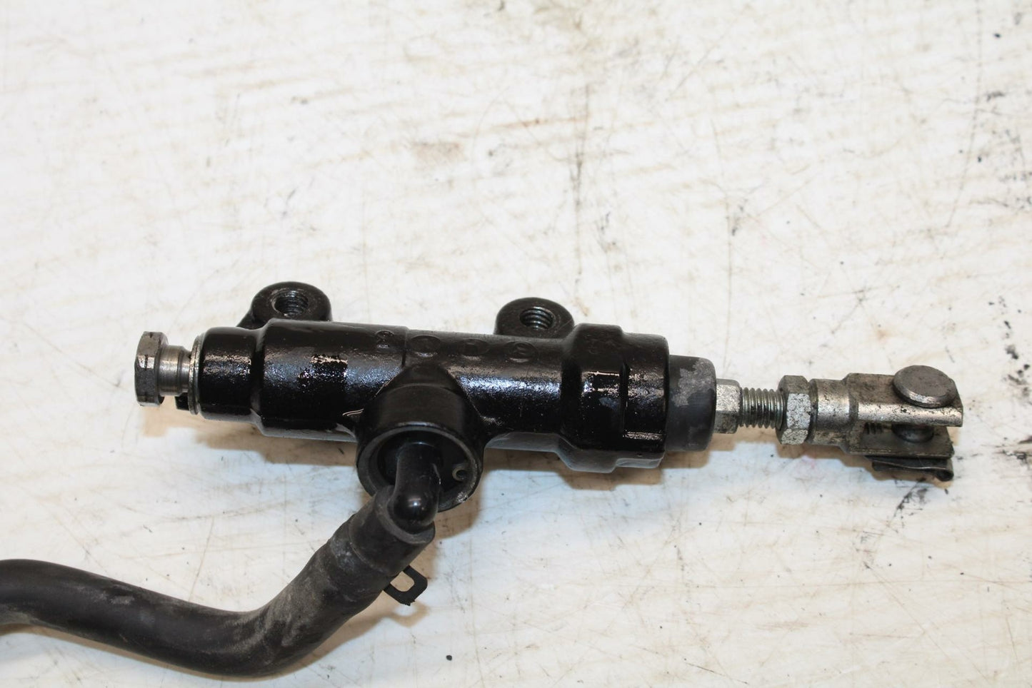 07-16 TRIUMPH STREET TRIPLE REAR BACK BRAKE MASTER CYLINDER W RESERVOIR BB356