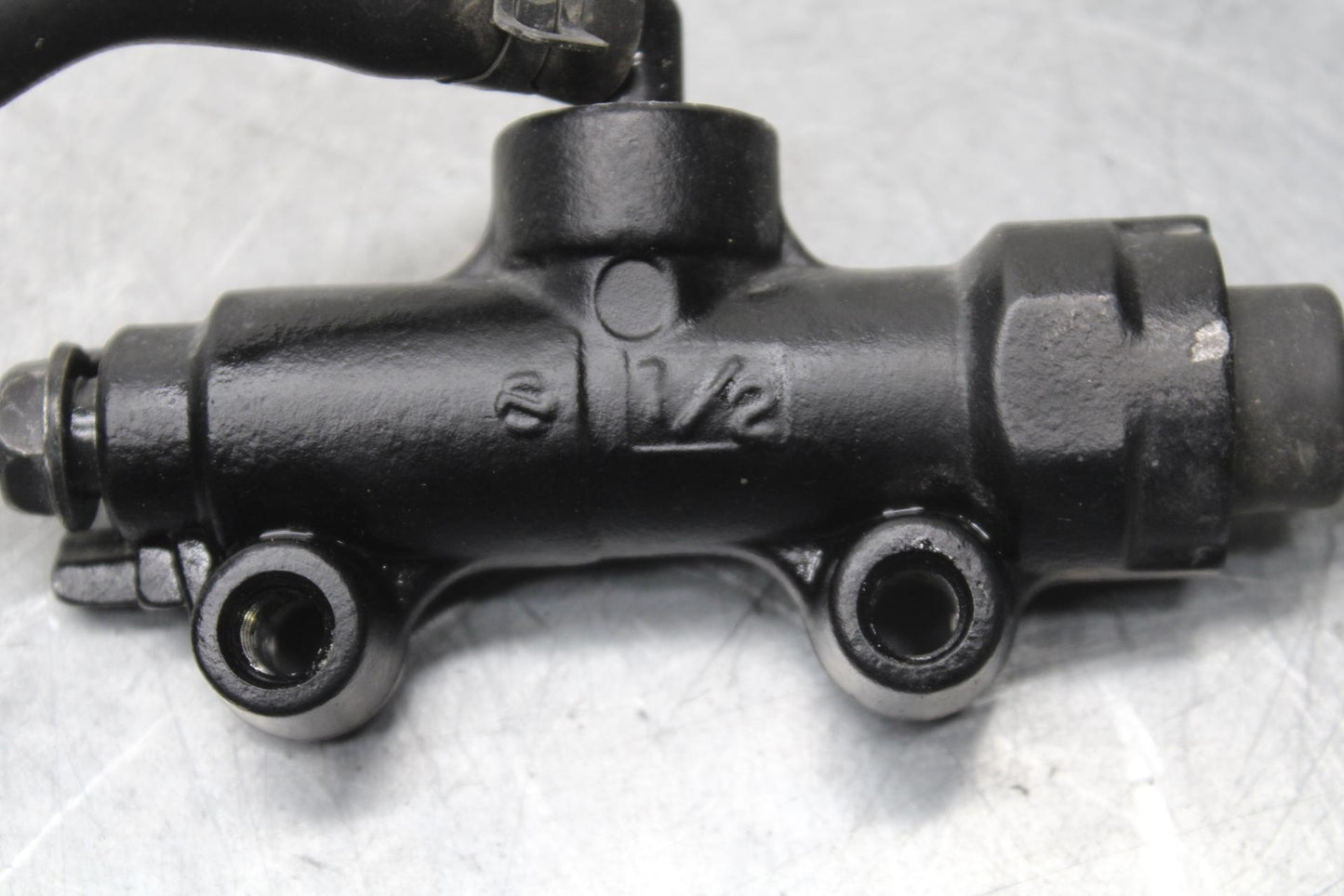 09-12 KAWASAKI NINJA ZX6R REAR BACK BRAKE MASTER CYLINDER W RESERVOIR BB640