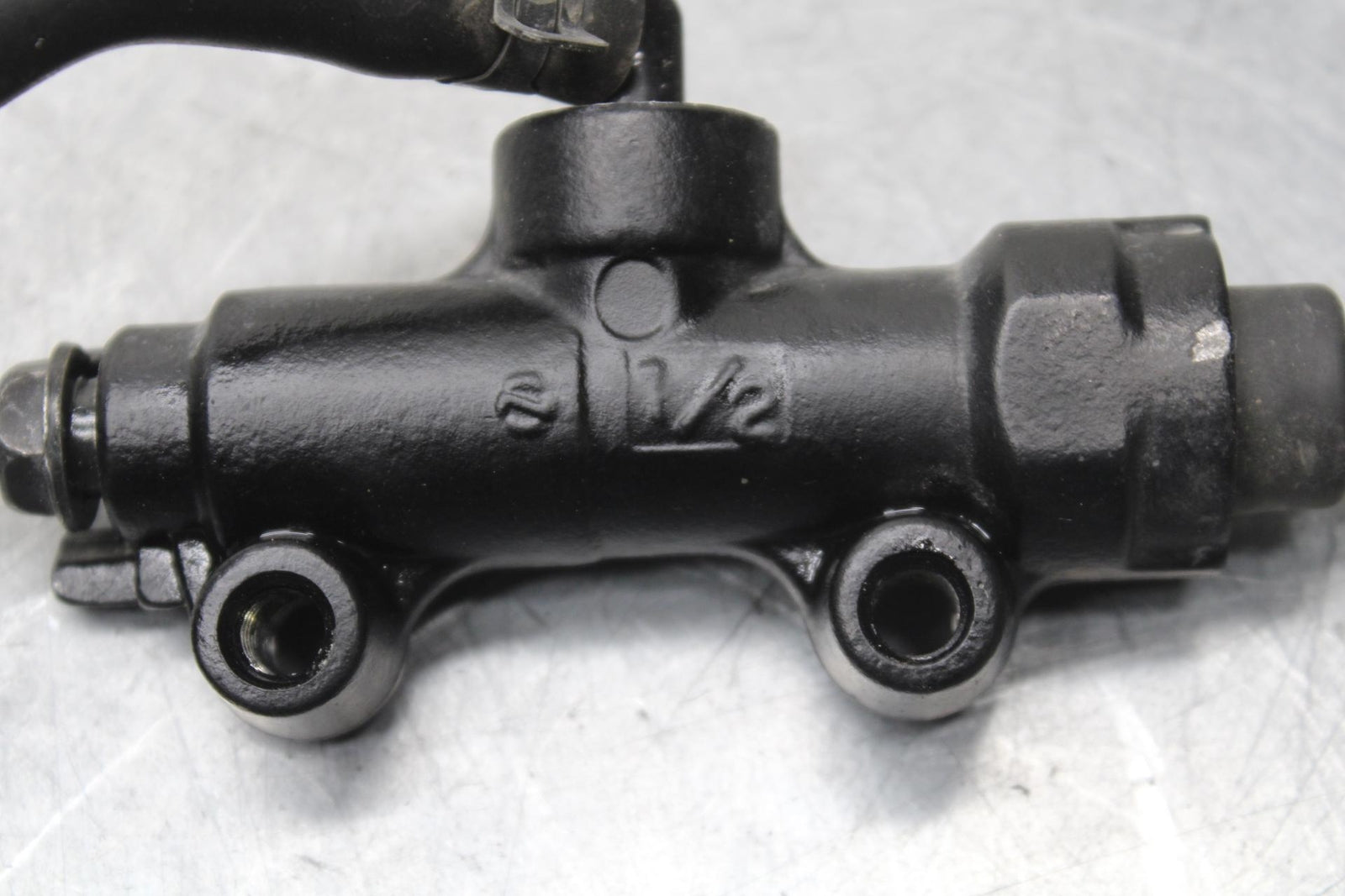 09-12 KAWASAKI NINJA ZX6R REAR BACK BRAKE MASTER CYLINDER W RESERVOIR BB640