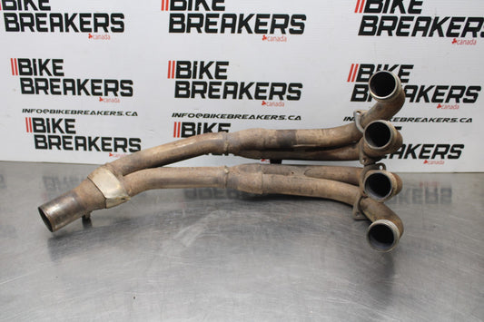 05 YAMAHA YZF R6 EXHAUST HEADER PIPES MANIFOLD BB858