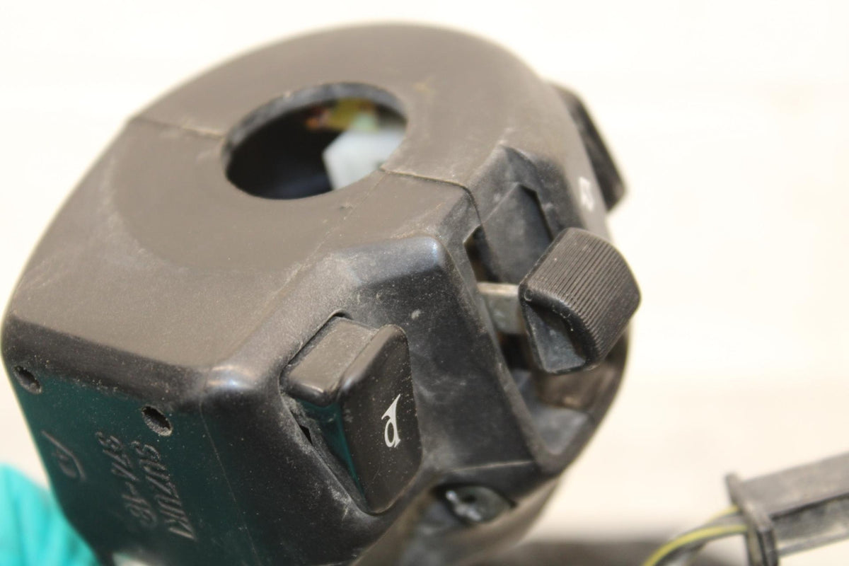 1999 Suzuki GSXR600 LEFT CLIP ON HANDLE HORN SIGNALS SWITCH  BB580