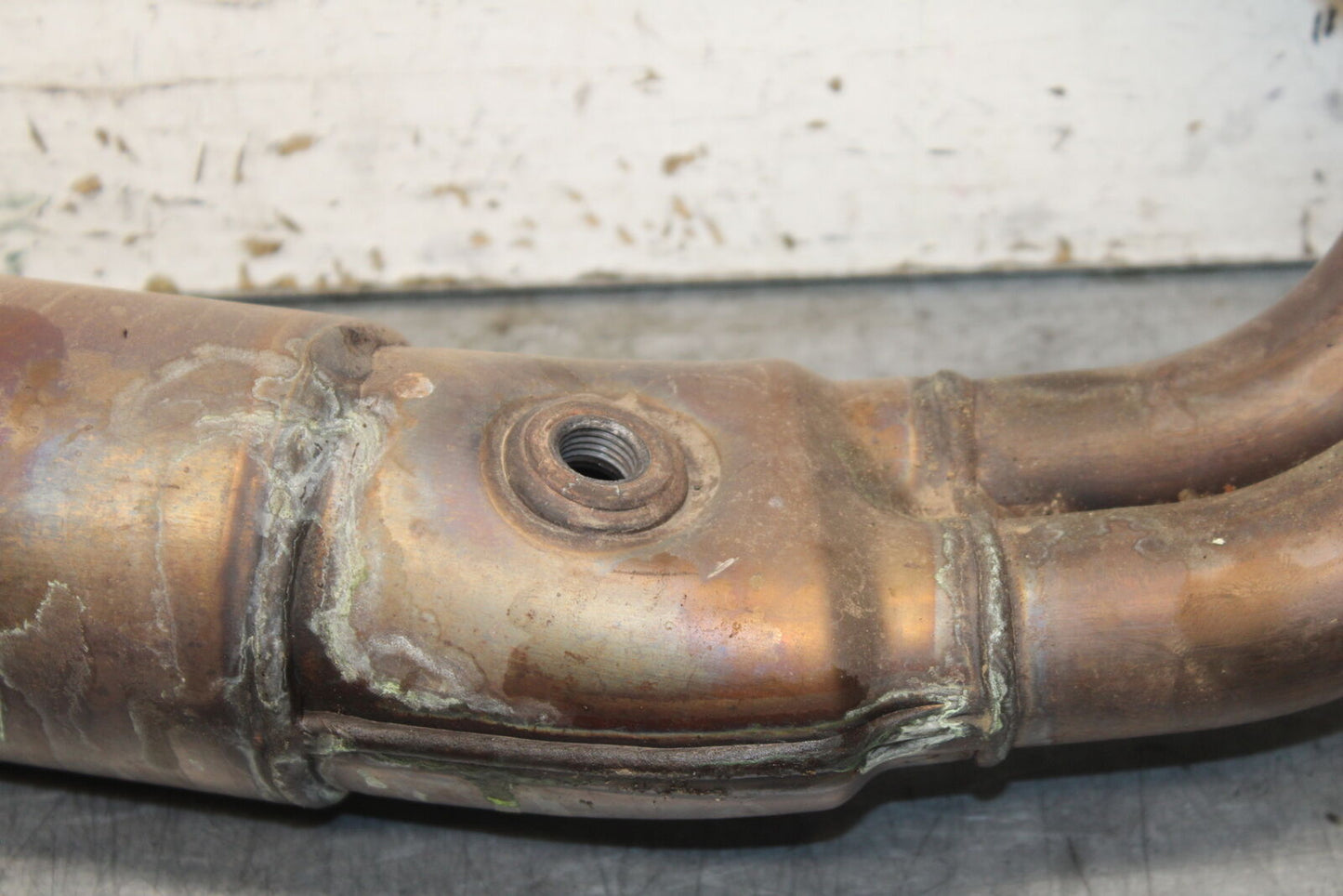 18-23 KAWASAKI NINJA 400 EX400 ABS EXHAUST HEADER PIPES MANIFOLD BB747