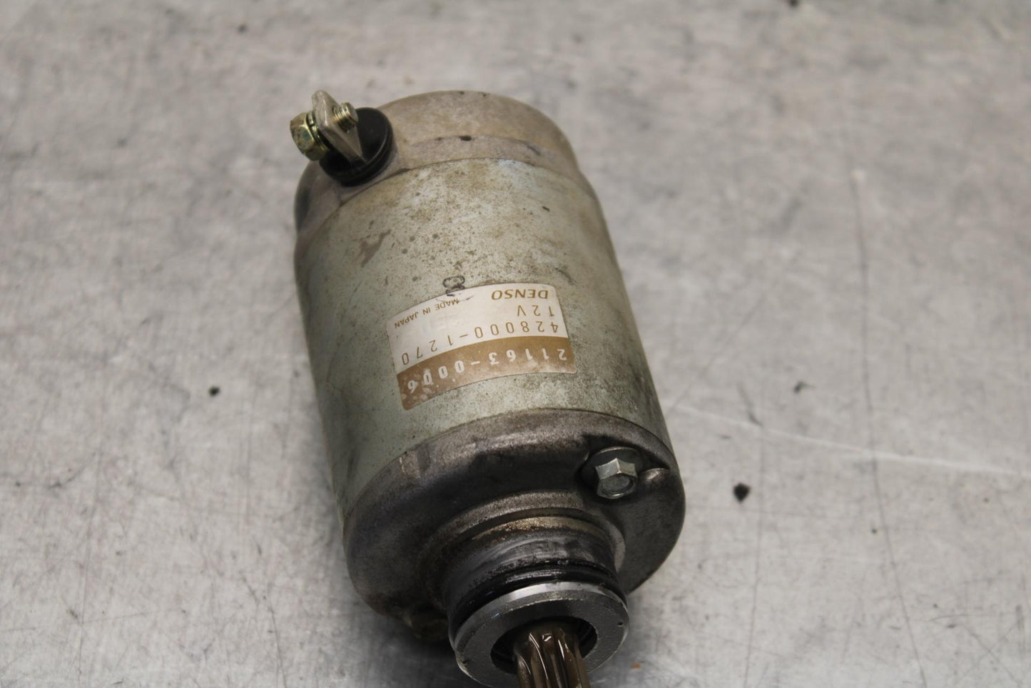 03-04 KAWASAKI NINJA ZX6RR ENGINE STARTING STARTER MOTOR -DC 12V BB105