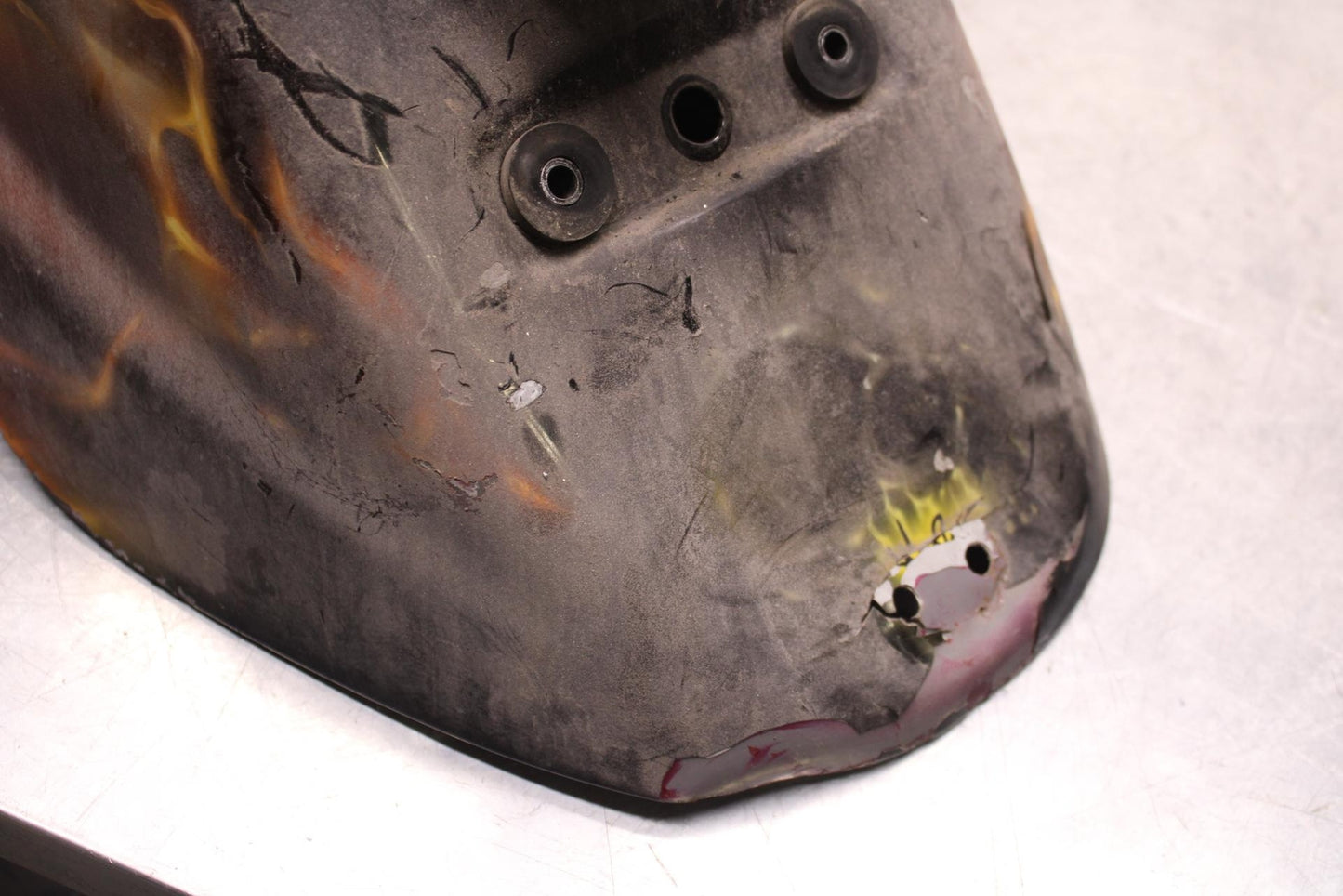 03-08 KAWASAKI VULCAN 1600 REAR BACK WHEEL FENDER MUD GUARD BB616