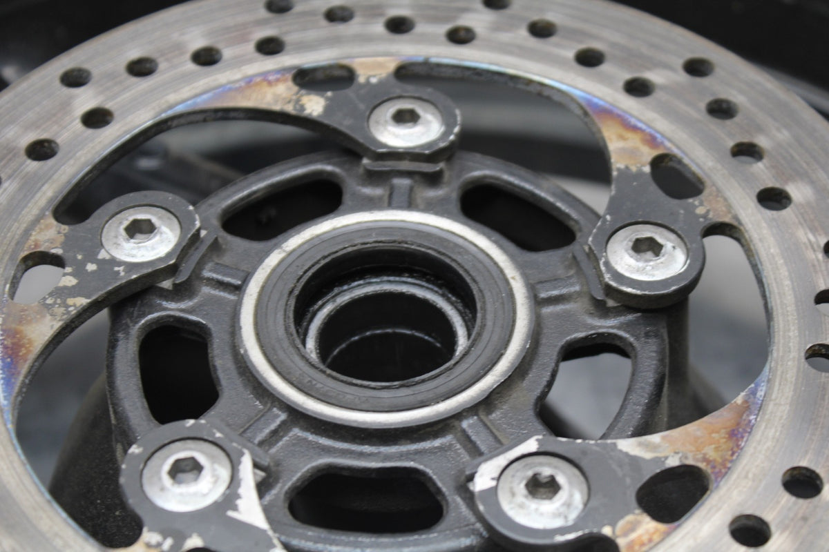 09 SUZUKI GSXR1000 REAR WHEEL BACK RIM & ROTOR BB777