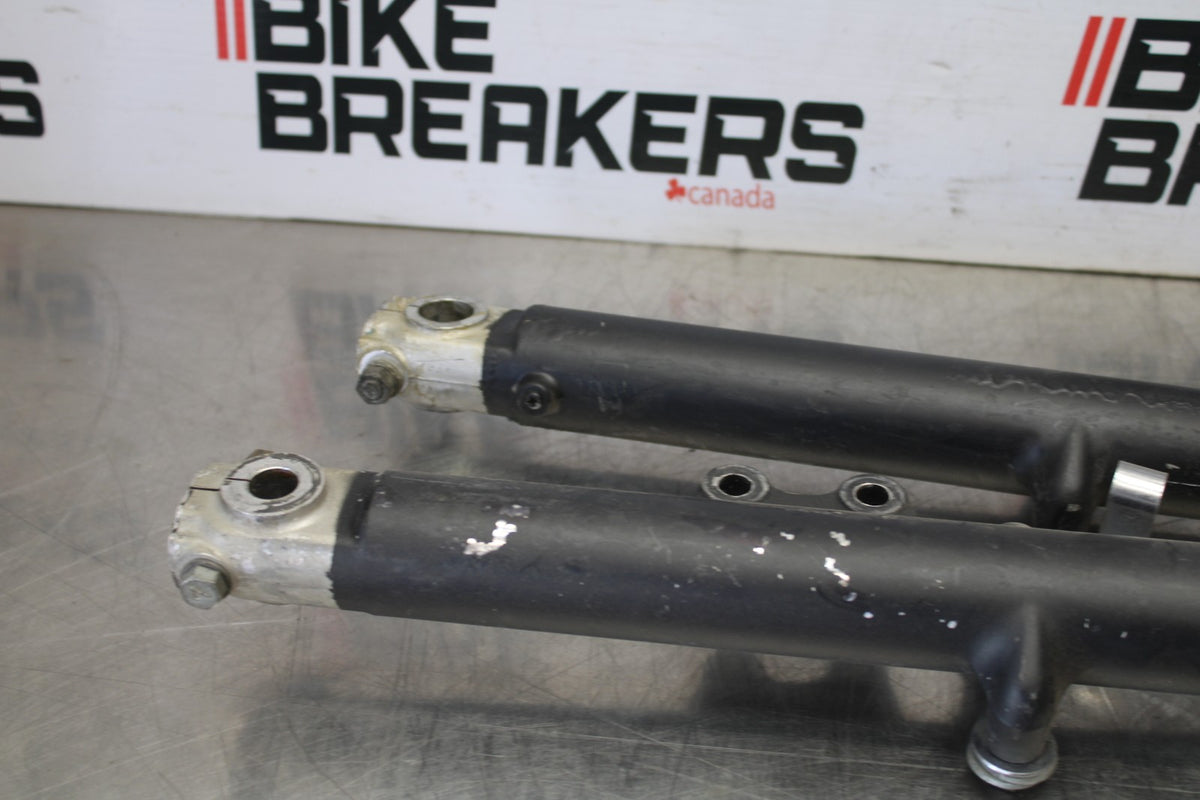 81 YAMAHA MAXIM 550 XJ550 FRONT FORKS SHOCK SUSPENSION SET PAIR BB866