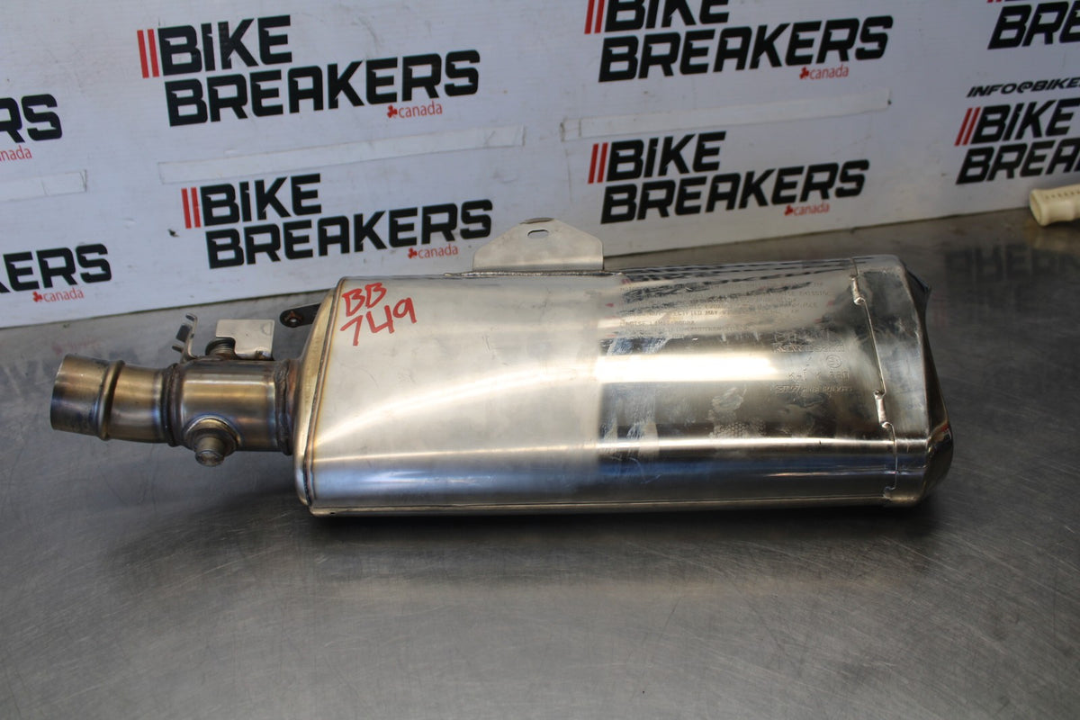 20-22 KAWASAKI NINJA ZX6R EXHAUST PIPE MUFFLER SLIP ON CAN SILENCER BB749