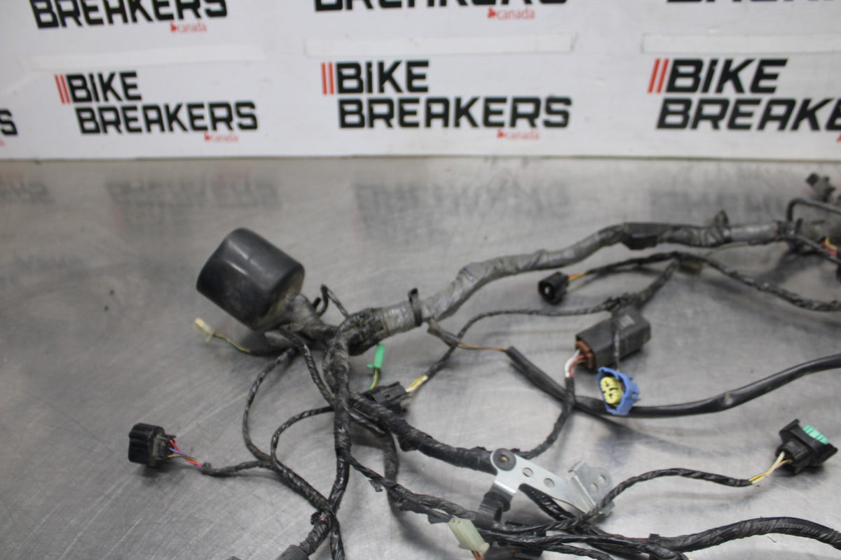 08-09 KAWASAKI NINJA ZX14R MAIN ENGINE WIRING HARNESS MOTOR WIRE LOOM BB932