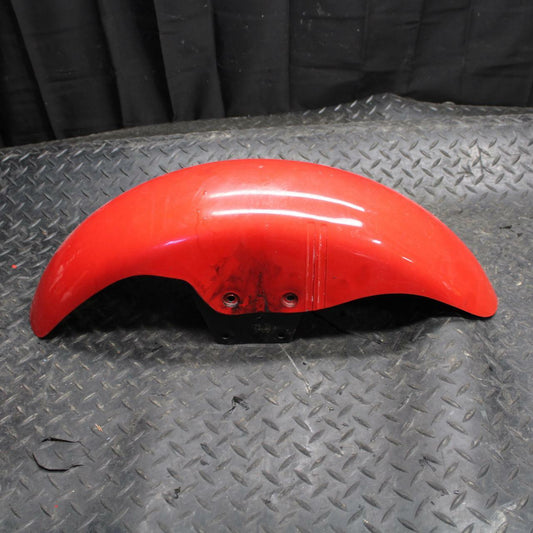 86 SUZUKI GS750ES RED FRONT WHEEL FENDER COWL BRACE BB233