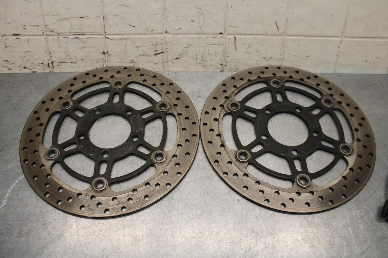 2006 Suzuki SV650S FRONT LEFT RIGHT BRAKE ROTORS DISCS #B BB65