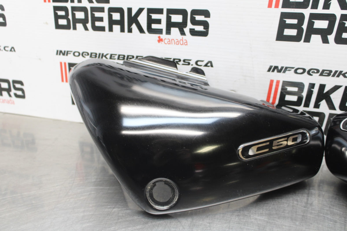 15 SUZUKI BOULEVARD C50 SIDE COVER PANEL COWL FAIRING SET PAIR BB775