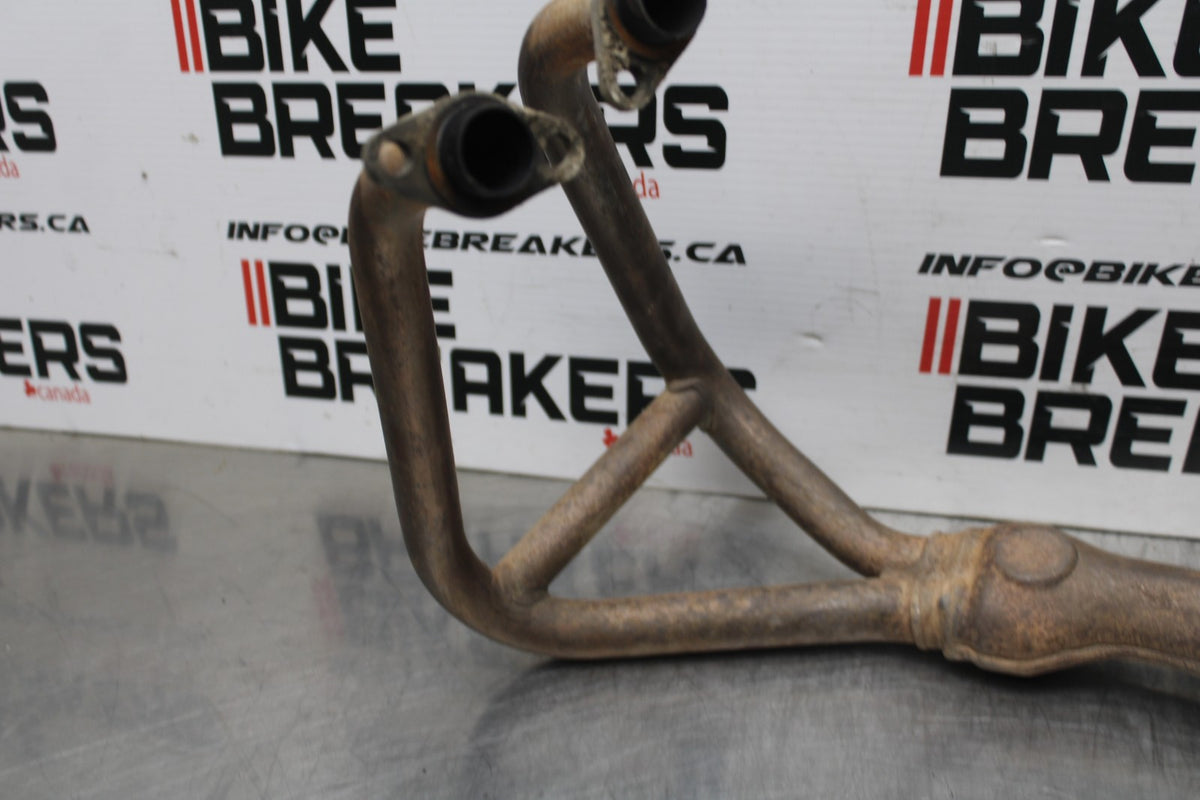 09 KAWASAKI NINJA 250R EXHAUST HEADER PIPES MANIFOLD BB824