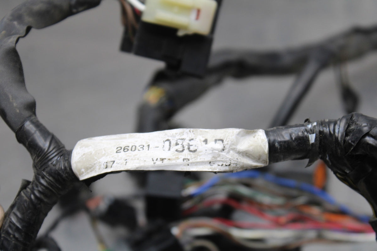 07-08 KAWASAKI NINJA ZX6R MAIN ENGINE WIRING HARNESS MOTOR WIRE LOOM BB199