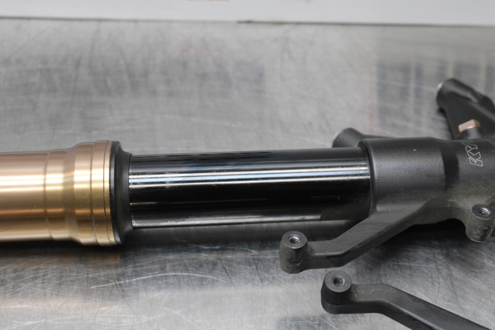 08 KAWASAKI NINJA ZX10R FRONT FORKS SHOCK SUSPENSION SET PAIR BB201