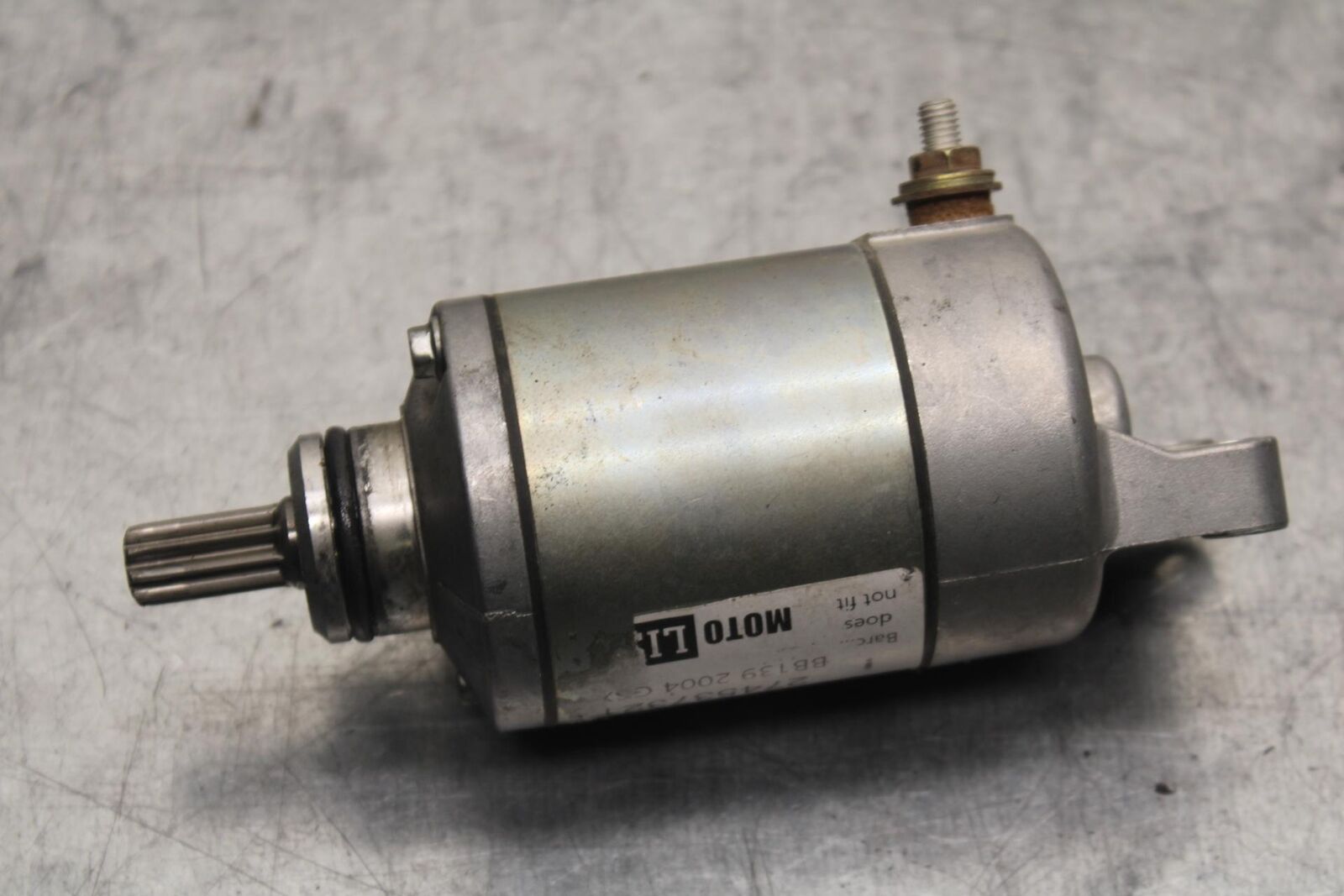 04-05 SUZUKI GSXR750 ENGINE STARTING STARTER MOTOR -DC 12V 31100-35F90 BB81