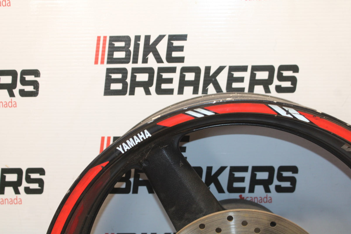 03 YAMAHA YZF R1 REAR WHEEL BACK RIM & ROTOR BB895
