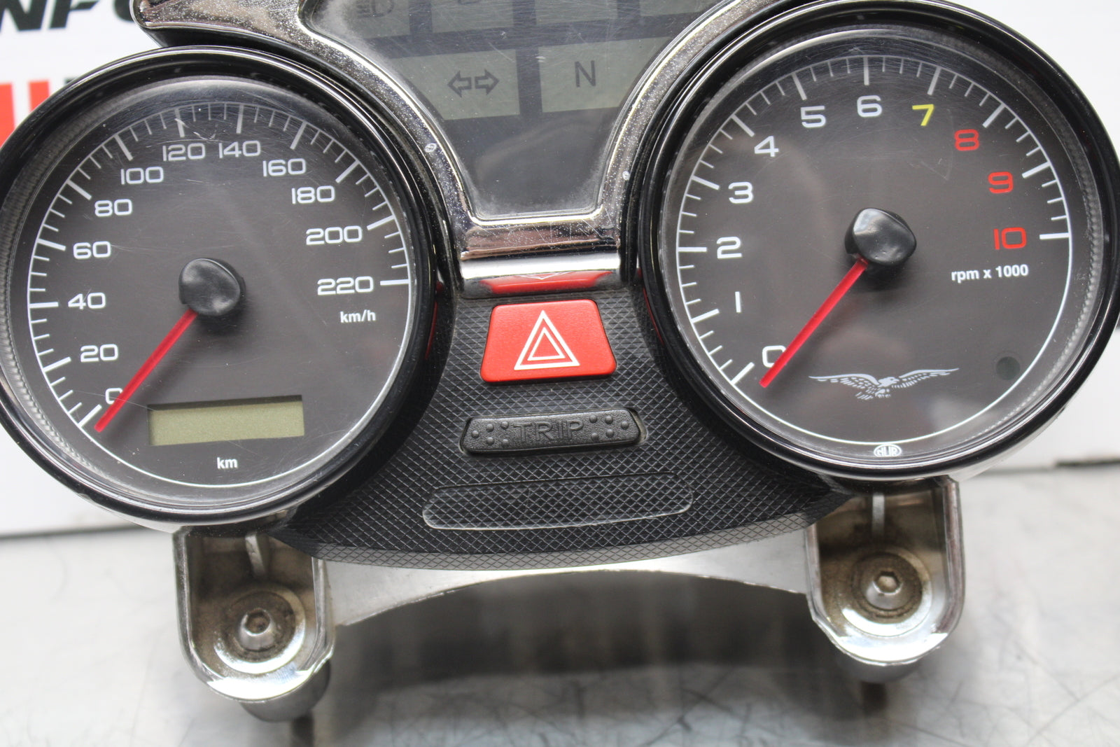 08 MOTO GUZZI BREVA 750 SPEEDO TACH GAUGES DISPLAY CLUSTER SPEEDOMETER BB154