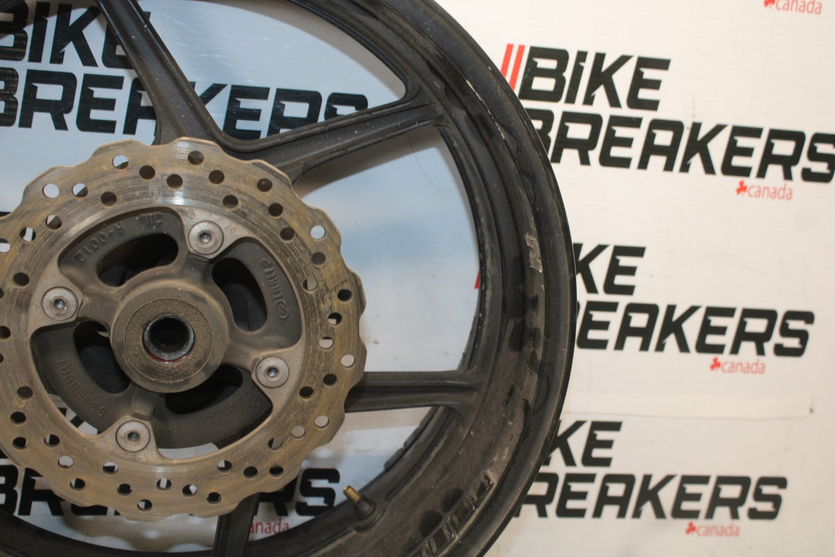 04-05 KAWASAKI NINJA ZX10R REAR WHEEL BACK RIM & ROTOR BB931