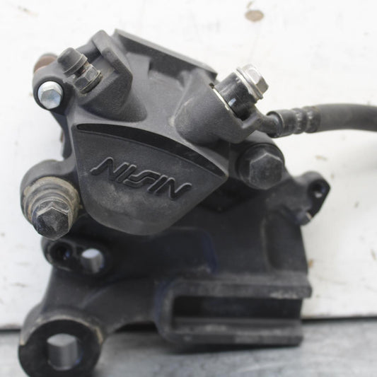 23-24 KAWASAKI NINJA ZX4R REAR BACK BRAKE CALIPER W MOUNT BRACKET BB638