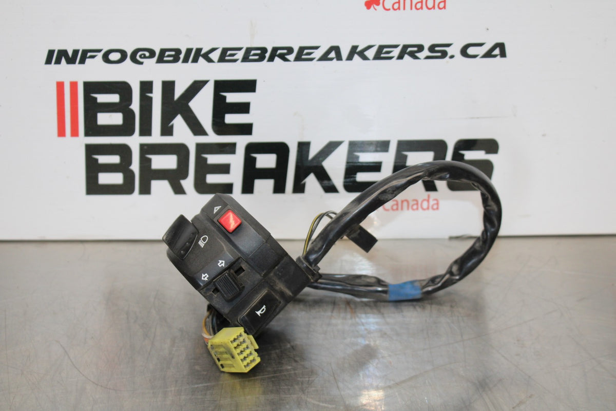 06-07 SUZUKI GSXR 600 LEFT CLIP ON HANDLE HORN SIGNALS SWITCH SWITCHES BB170