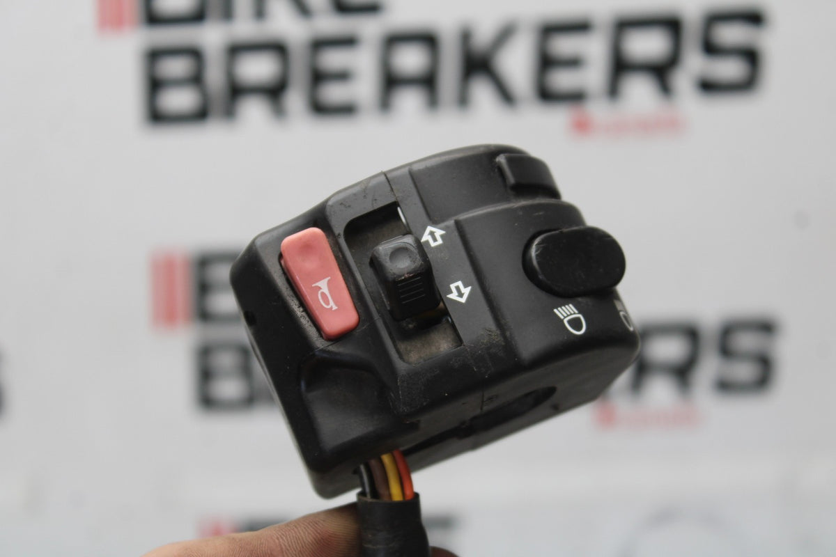 12 TRIUMPH STREET TRIPLE R LEFT CLIP ON HANDLE HORN SIGNALS SWITCHES BB914