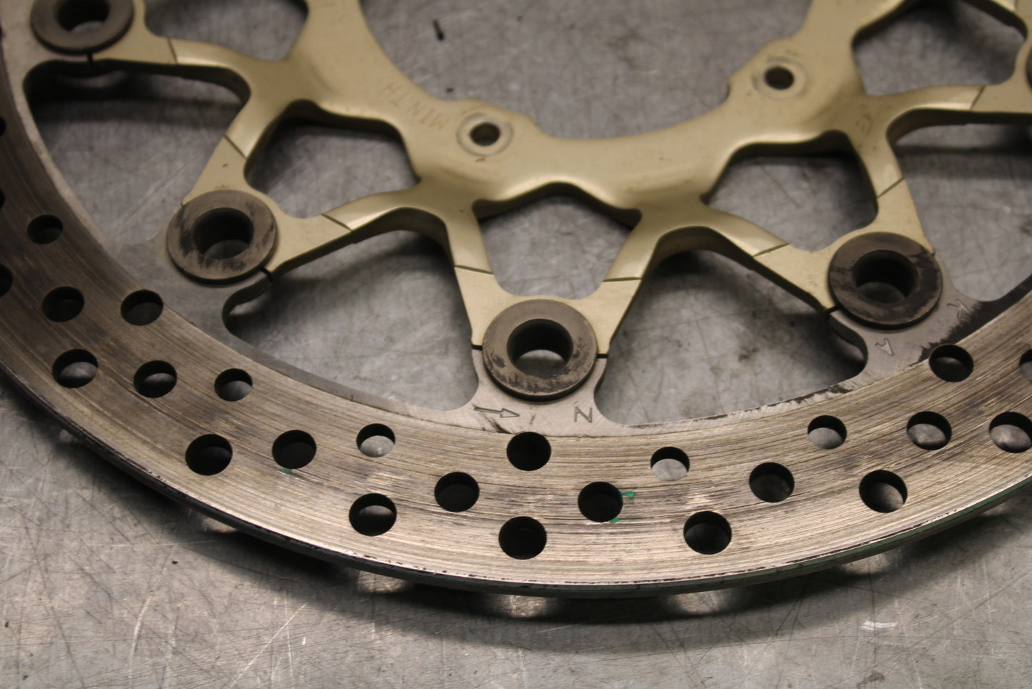 17-21 HONDA CBR1000RR SP FRONT LEFT RIGHT BRAKE ROTORS DISCS BB681
