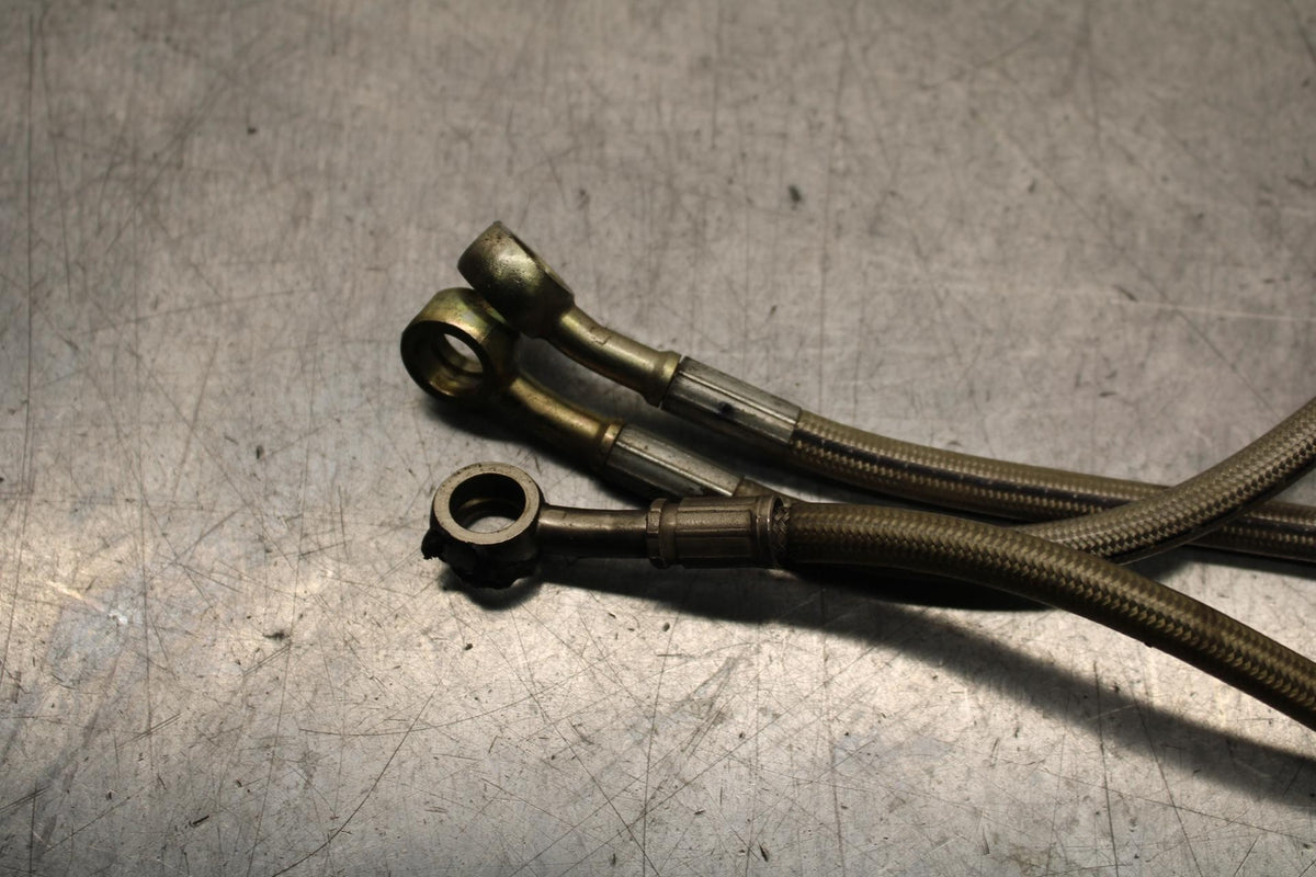 05 YAMAHA YZF R6S FRONT AND REAR BRAKE CALIPER HOSES LINES