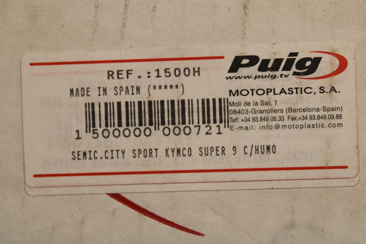 2009 KYMCO Super 9 50 PUIG SPORT WINDSHIELD WIND SCREEN SHIELD