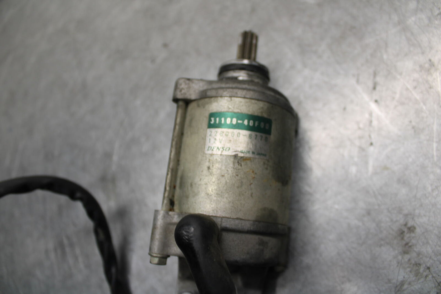 05-06 SUZUKI GSXR1000 ENGINE STARTING STARTER MOTOR -DC 12V 31100-40F00 BB677