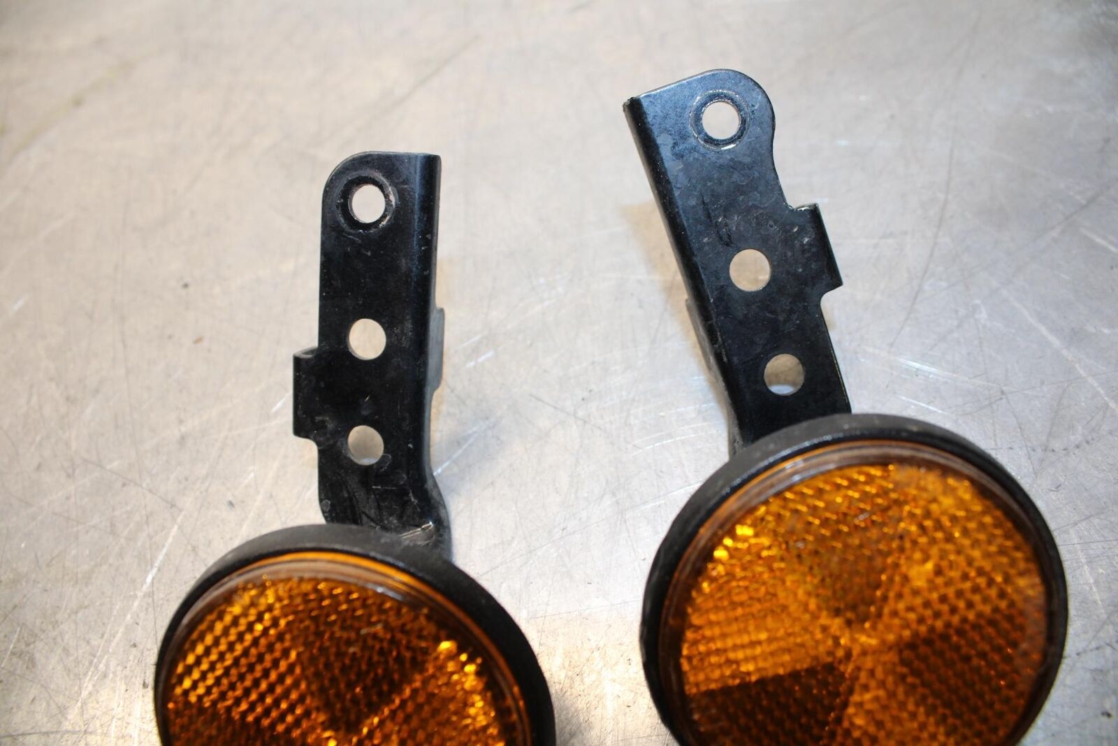 08-09 KAWASAKI NINJA ZX14R FRONT REFLECTORS REFLECTOR SET PAIR BB73